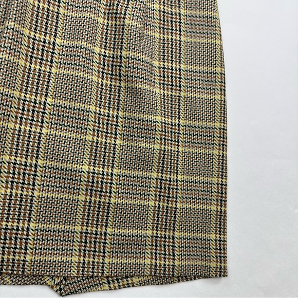 CAbi Plaid Pastime Faux Wrap Skirt Size Medium Style 3584 - Picture 7 of 11